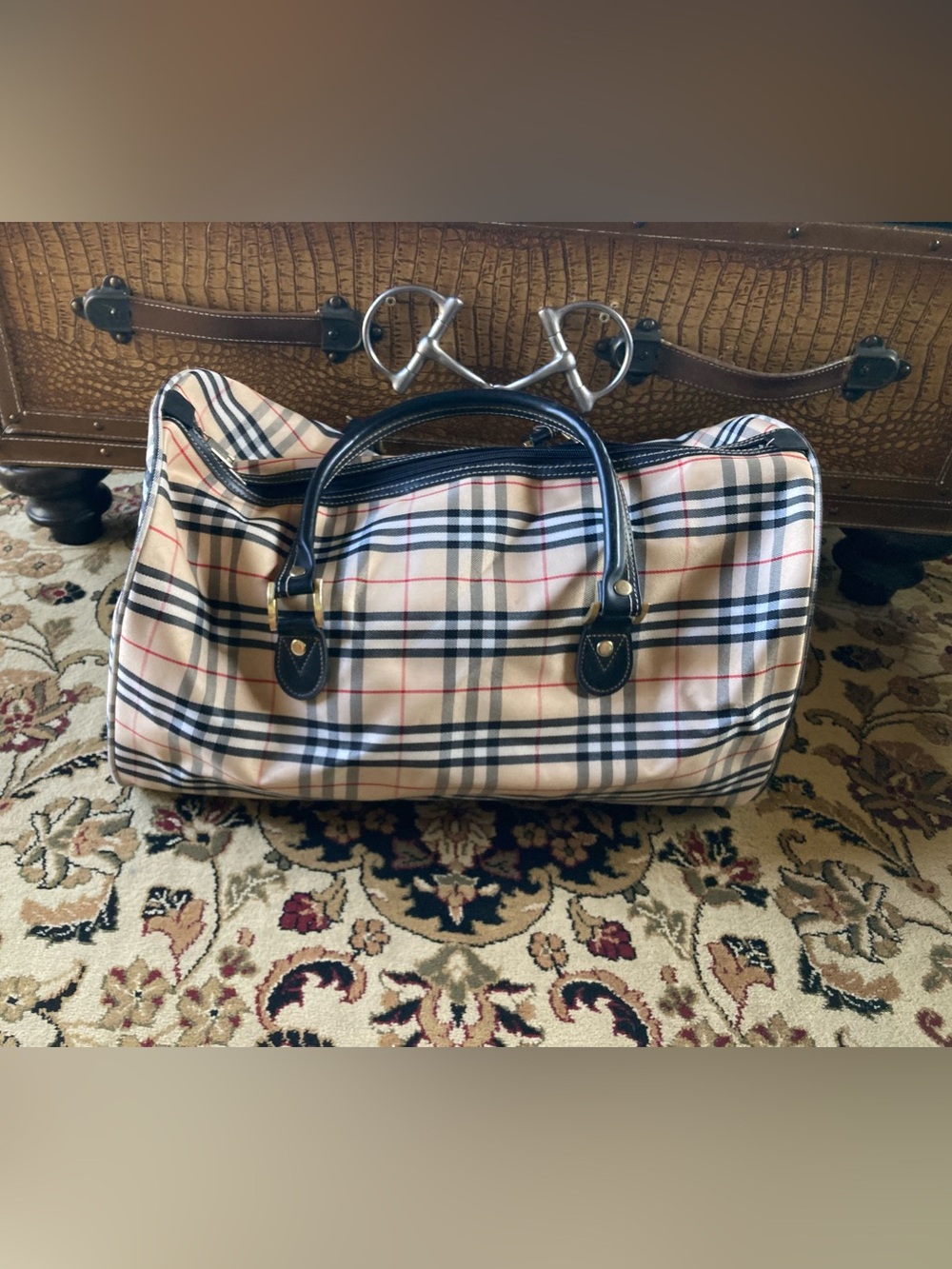 Nova Check Plaid Weekender Duffel